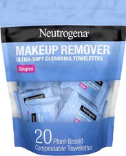 Neutrogena Ultra Soft Makeup Remover Wipes Cleansing Towelettes Pack of 20