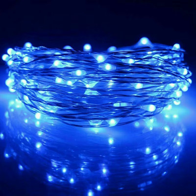 10/200 Lichterkette LED Batterie Micro Reisdraht Kupfer Party Geburtstag
