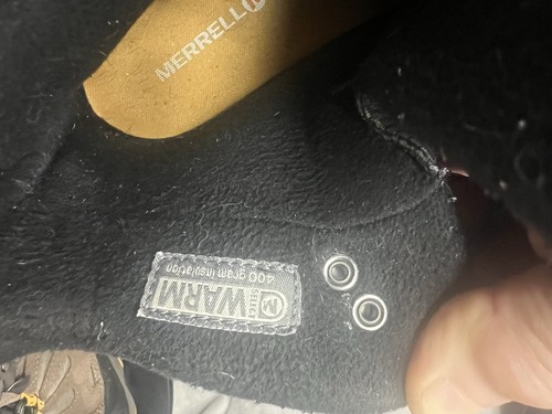 Merrell Snow & Wet Weather Boots Men size 9 Color Stone Brown Black Waterproof. - Picture 14 of 17