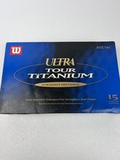 Wilson Golf Balls / Ultra Tour Titanium 15 Golf Balls , New in Box Golfing