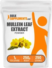 BulkSupplements Mullein Leaf Extract Powder - 1g per Serving
