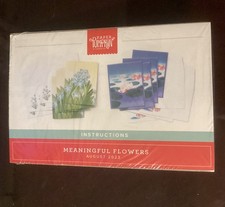 Stampin Up Meaningful Flowers August 2023 Paper Pumpkin Kit with Bonus Stamp