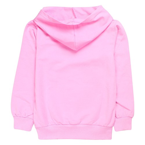 Girls Moana Pink Jumper Hooded Hoodie Zipper Jumper Jacket Size 2-8 years - Picture 3 of 13