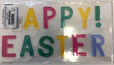 Happy Easter Window Gel Sticker Cling Decorations Spring Teacher Supply