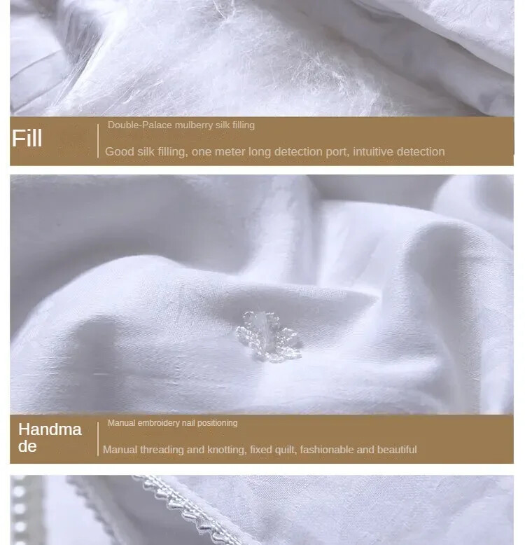 jacquard silk quilt pure cotton handmade silk in winter to keep warm