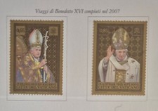 2008 Vaticano - Viaggi di papa Benedetto XVI nel mondo - 2 val MNH