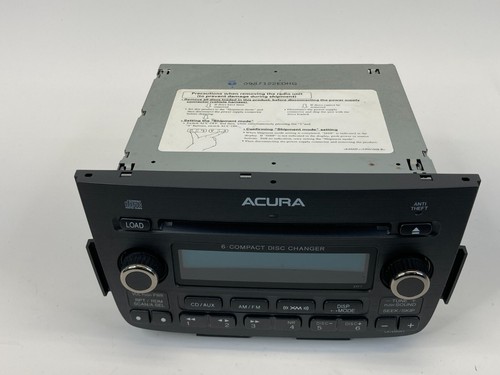 Acura MDX 2005 radio AM FM reproductor de CD 6 discos cambiador receptor 39100-S3V-A250 - Imagen 3 de 16