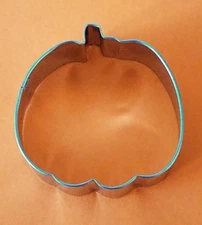 Pumpkin Cookie Cutter 3" Autumn Fall Halloween Thanksgiving Food Metal NEW