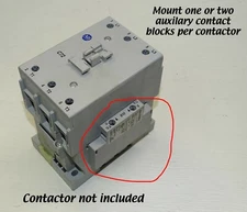 Allen Bradley 100-S Auxiliary Contact Block: A01, A10, A11, AL11, A20, B10, B11