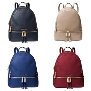 michael michael kors signature rhea zip medium backpack