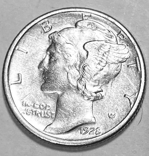 1928 S Mercury Dime Free Shipping Choice Bu  #2