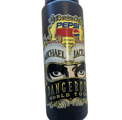 1993 Michael Jackson Dangerous World Tour Water Bottle MEGA RARE 1993 Michael Jackson Dangerous World Tour Water Bottle MEGA RARE