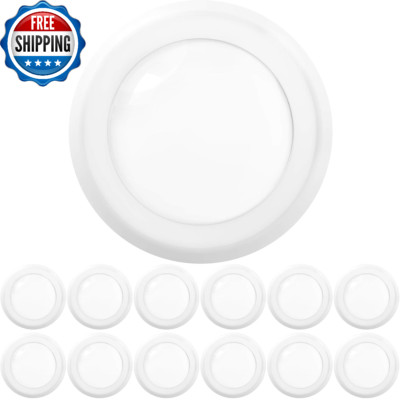 Sunco 12 Pack 5/6 Inch LED Disk Lights, Disc Lights Ceiling, 1050 LM, Dimmable