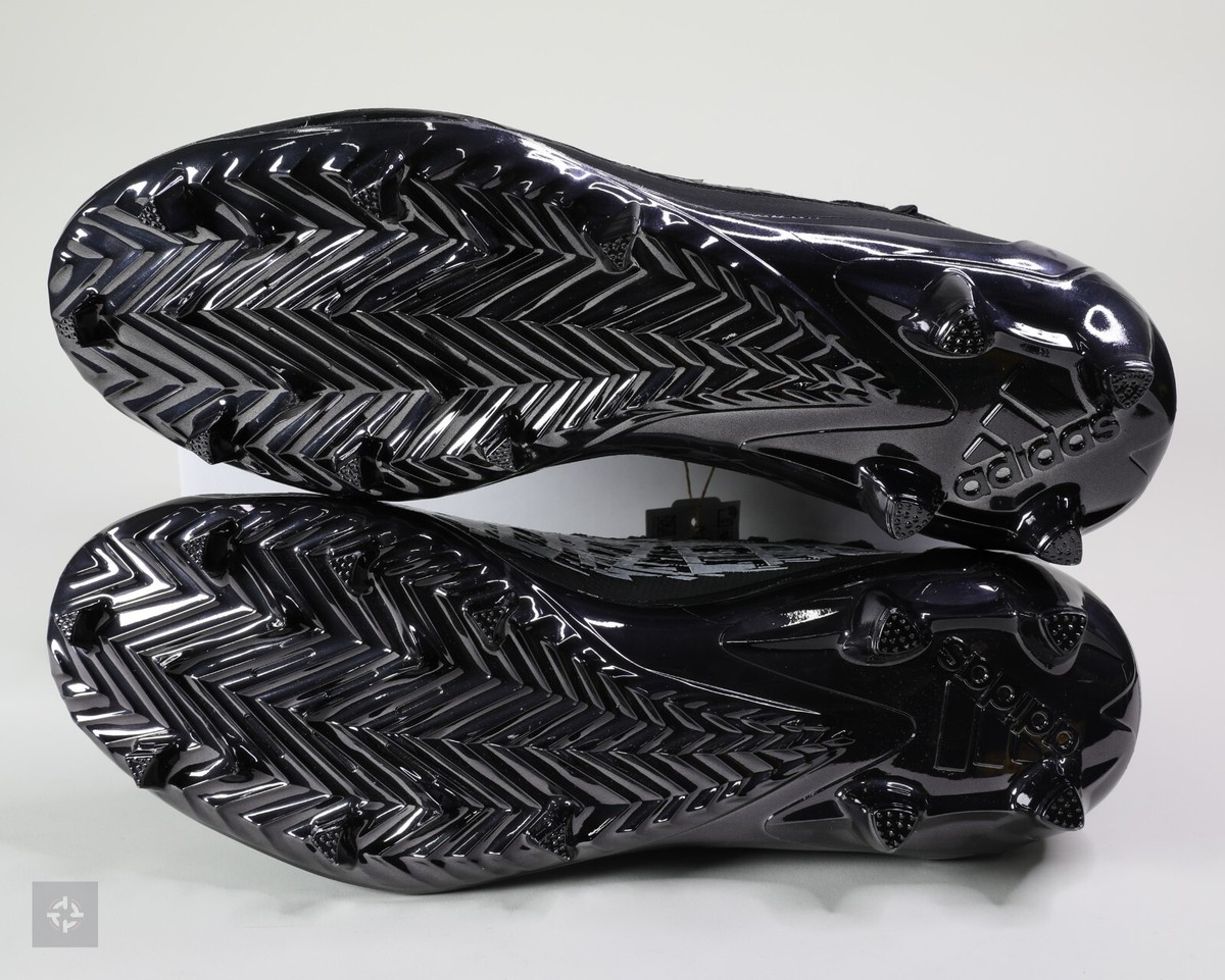 Adidas Adizero Primeknit Black Metallic Football Cleats Men's Size