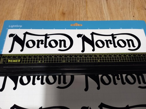 Norton Aufkleber/Aufkleber Permanent Vinyl X2 - Bild 1 von 1