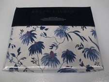 New Ralph Lauren ADELAIDE Blue White Floral Duvet Cover - King