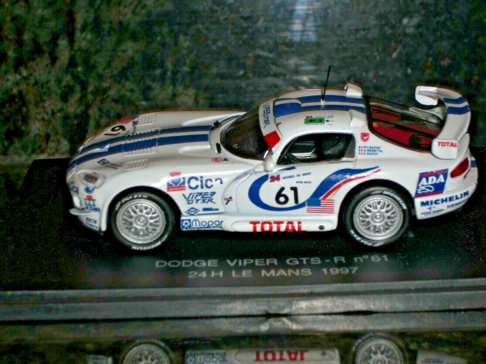 1 43 scale eagle's race dodge viper gts coupe red by ebay