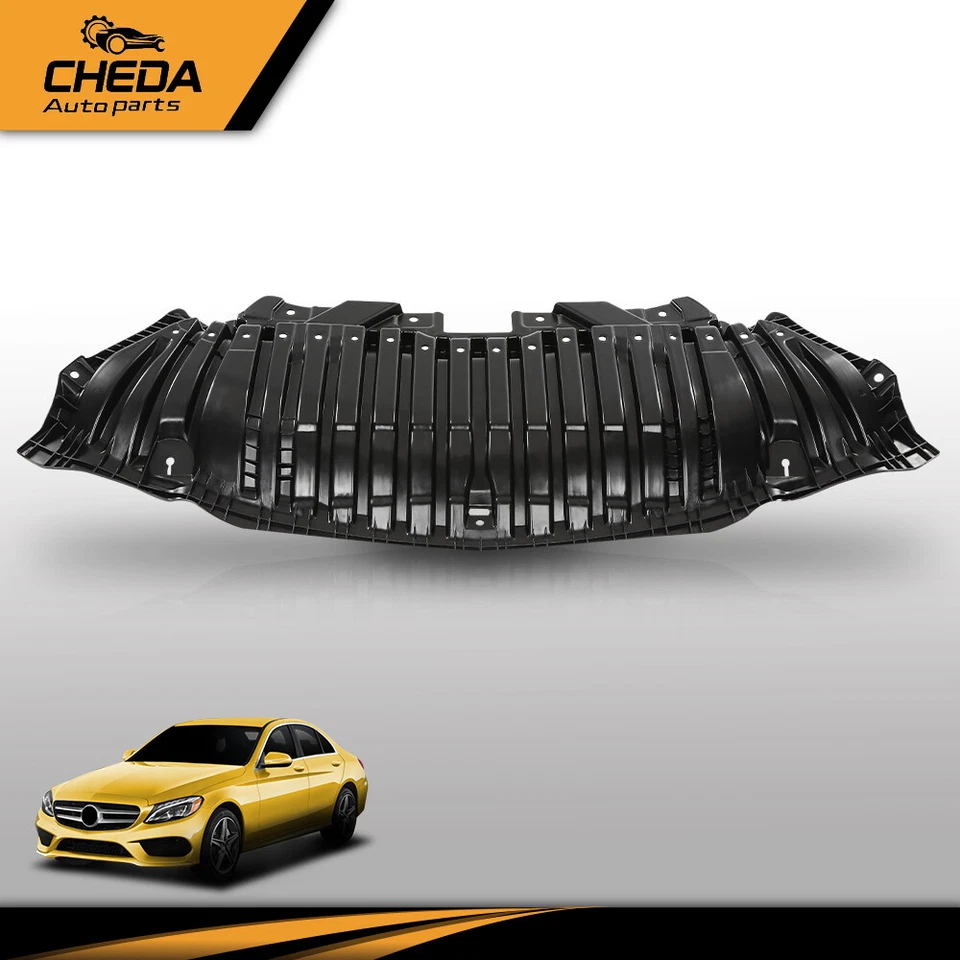 Protector contra salpicaduras bajo cubierta motor delantero apto para Mercedes-Benz C300 2016-2021 nuevo Foto 2 de 4