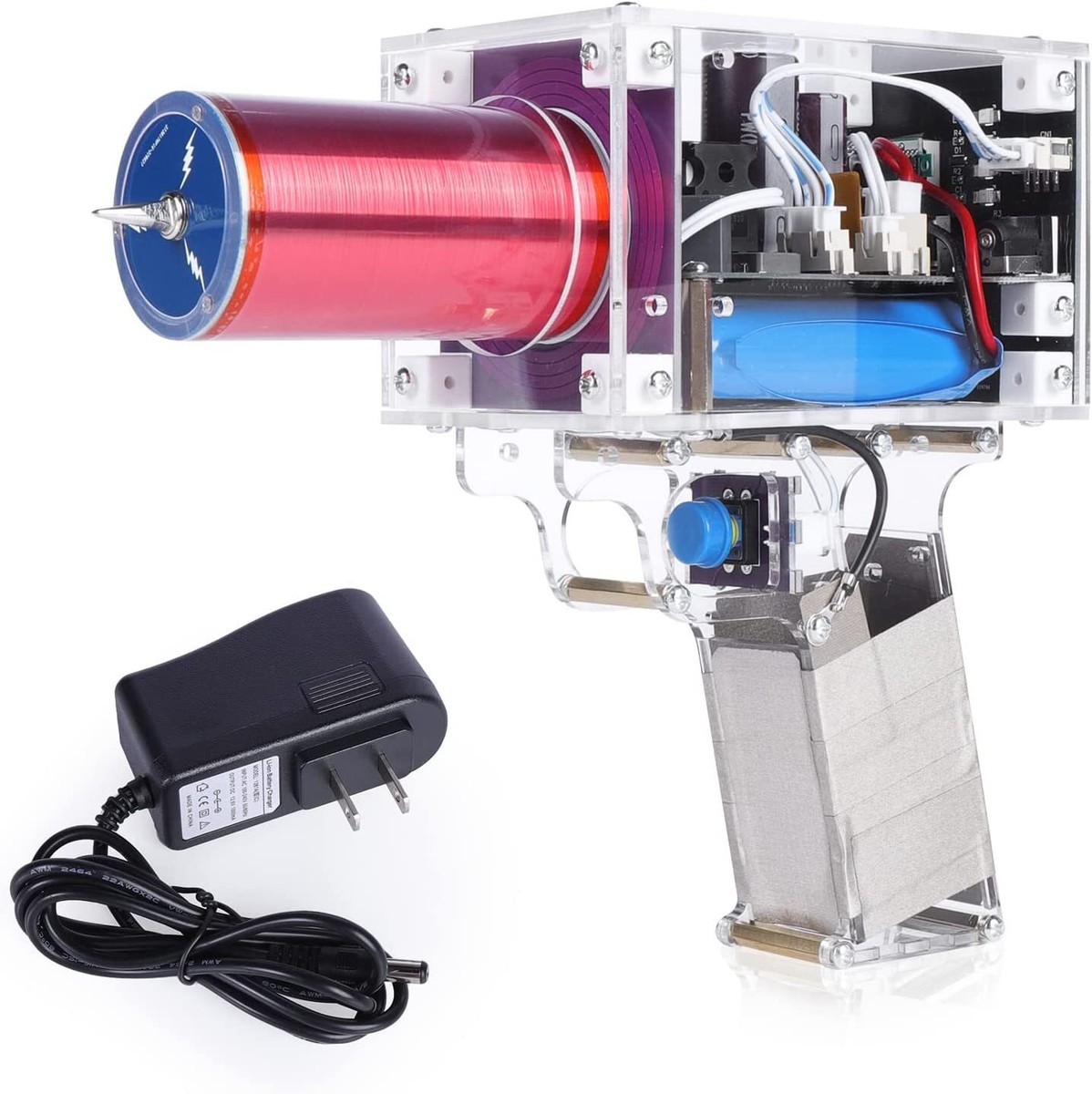 Handheld Tesla Coil Gun Electronics Trigger Mode Tesla Coil Handheld Tesla Coil Gun Electronics Trigger Mode Tesla Coil