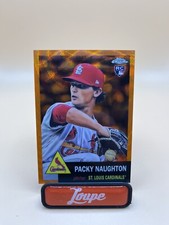Packy Naughton 2022 Topps Chrome Platinum Orange Wave RC #’d/25 Cardinals