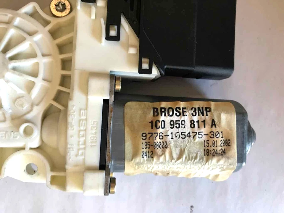 Volkswagen Jetta 2002 ventana eléctrica motor conductor izquierdo F005S00059 LH Foto 3 de 4