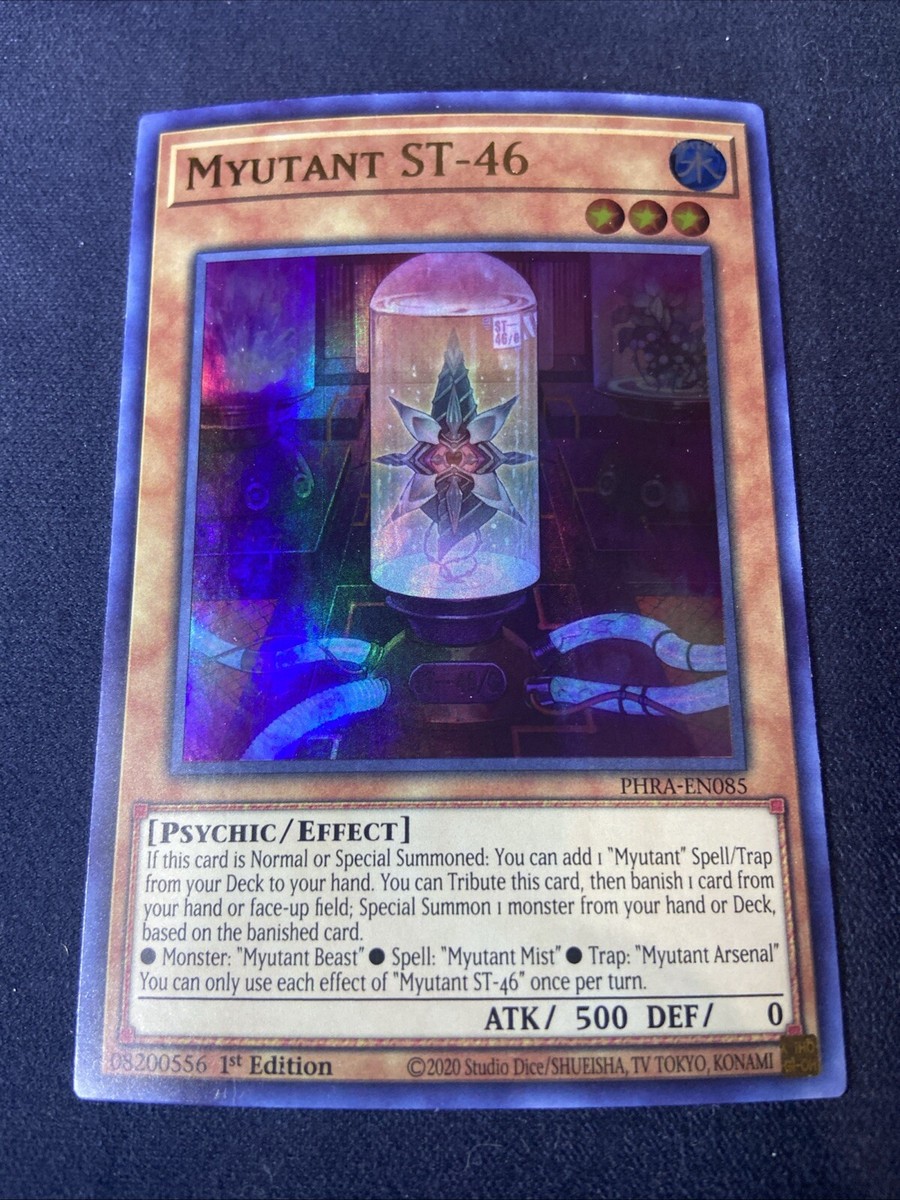 Yugioh - 1X Myutant ST-46 - Ultra Rare - 1st Edition - PHRA-EN085 - Near  Mint