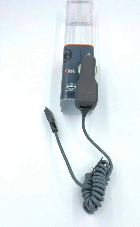 Pack de 2! Cargador de coche Ventev DashPort USB-C Android R2400c universal - para Samsung Foto 3 de 4