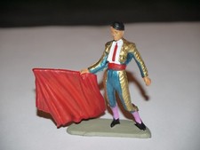 FIGURINE STARLUX CORRIDA TORÉADOR MULETA DROITE PANTALON BLEU BRILLANT
