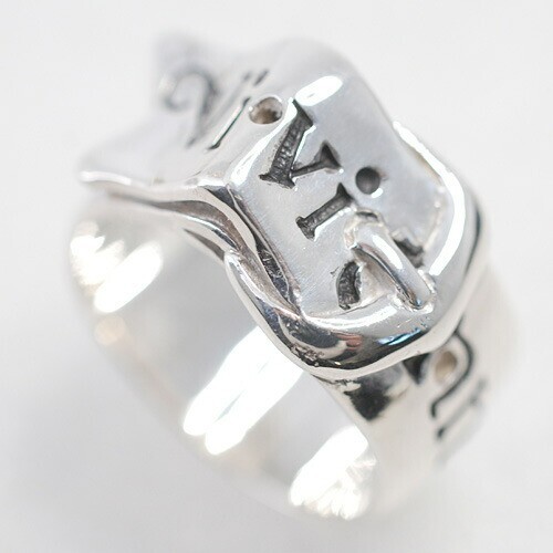 アクセサリー Vivienne Westwood BELT RING Vivienne Westwood BELT Ring Black Silver Size 8 Mens