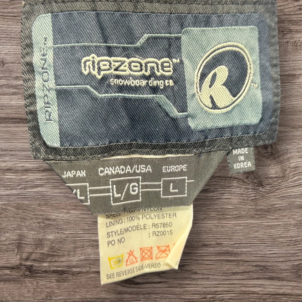 RipZone Snow Pants Adult Black Snowboarding Ski Size Large (Small Rip) - Image 4 of 4