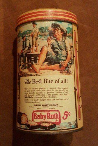 ANTIQUE BABY RUTH CANISTER TIN 1986 NABISCO A-27 | eBay