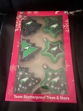 North Dakota Fighting Hawks Hockey Football Basketball Tree + Star Ornament Set