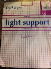 Vintage Light Support off white pantyhose size queen