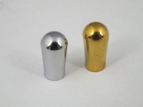 METAL SWITCH TIP for 3 Way TOGGLE Chrome or Gold USA Gibson SWITCHCRAFT size