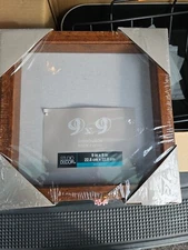 Shadowbox Gallery Wood Frames - 9x9 Brown DEEP Shadow Box Frame with a Display 