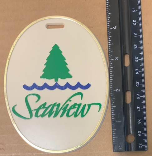 Marriot Seaview Resort Golf Bag Tag Absecon New Jersey NJ Robert Bartley Dir - Picture 2 of 3