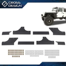 Door Body Armor Cladding Gaurd Fit For Jeep Wrangler JK JKU 2007-2018 4 Door