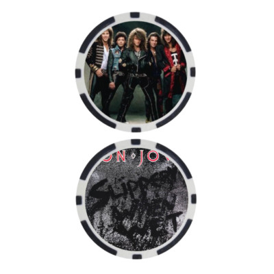 Bon Jovi Top 100 Musicians Of All Time Poker Chip