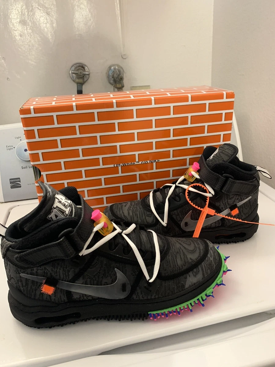 Off-White x Nike Air Force 1 Mid SP Black: Review & On-Feet 