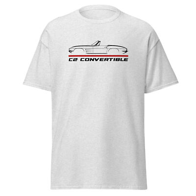 Premium T-Shirt For Chevrolet Corvette Convertible C2 1963 Car Fans Gift Tee