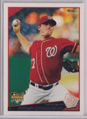 2009 Topps Update #UH201 Jordan Zimmermann RC (Foil Missing)