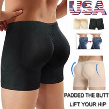 Men Hip Booty Enhancer Briefs Padded Boxer Underwear Panties Shaper Butt Lifter