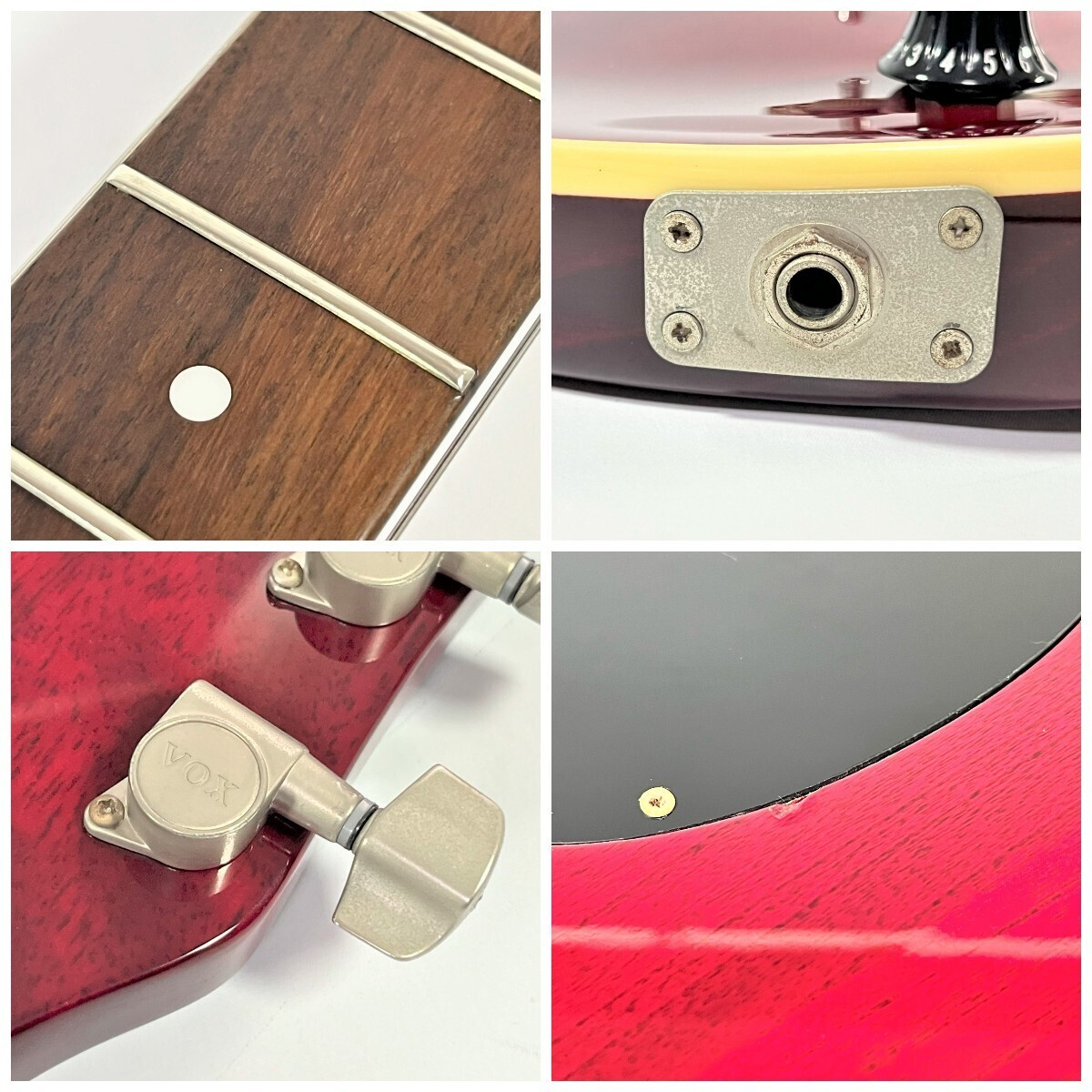 VOX SDC-33 Electric Guitar See Thru Red | eBay