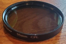 MaximalPower 55mm Circular Polarizer CPL Professional Lens Filter 55 mm No Flaws