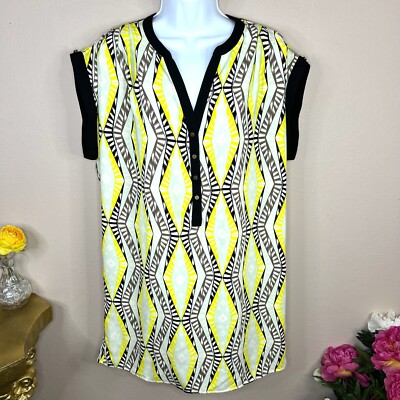 S Forever 21 Boho Lime Green Black White Short Sleeve Dress Small 4 6 | eBay S Forever 21 Boho Lime Green Black White Short Sleeve Dress Small 4 6 | eBay
