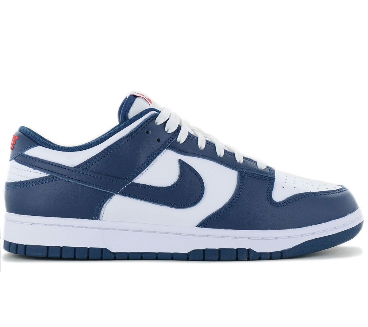 Nike Dunk low Retro - Мужские кроссовки из кожи сине-белого цвета DD1391-400 Спортивная обувь