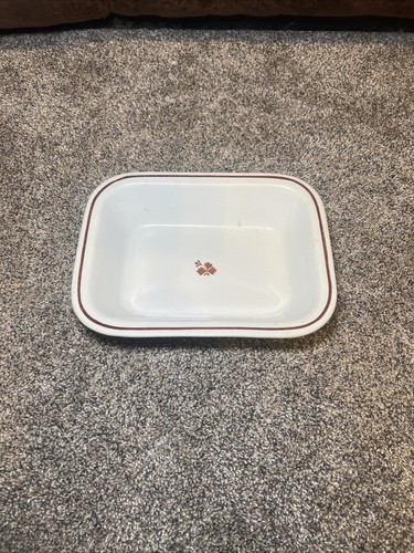 H. Burgess, Burslem Eisenstein Porzellan Teeblatt 10" rechteckige Schale - Bild 1 von 2