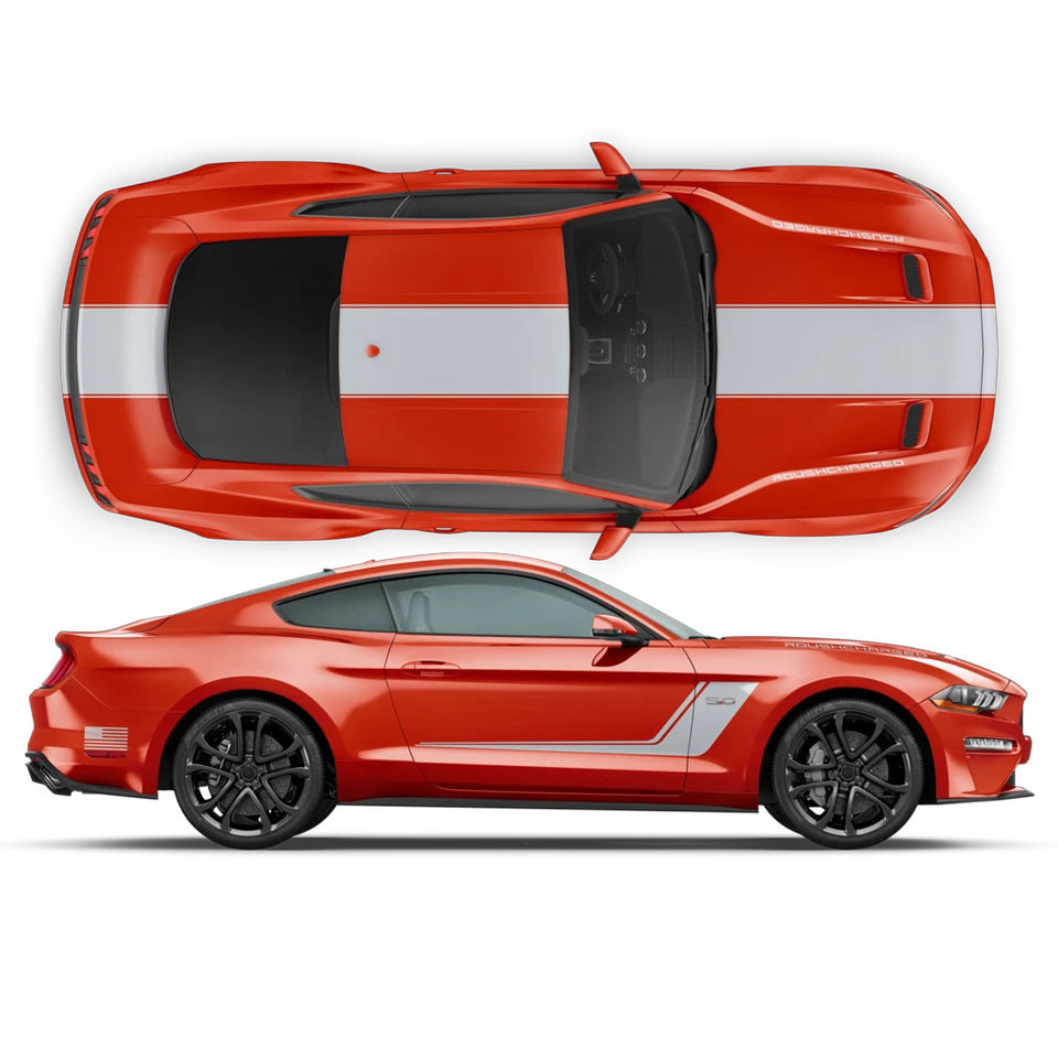 Rayas de carreras Roush Stage3 para Mustang 2015-2019  Foto 4 de 4