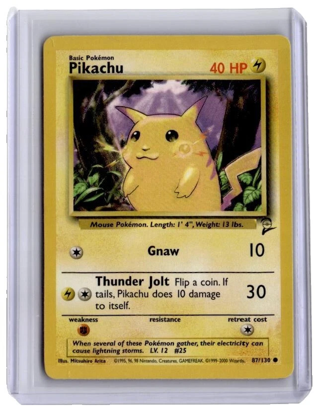 Pikachu Pokmon TCG Common Collectible Individual Card Games for sale | eBay Pikachu Pokmon TCG Common Collectible Individual Card Games for sale | eBay