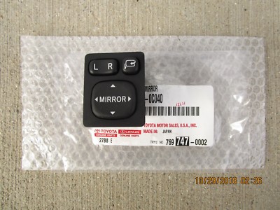 12-14 TOYOTA RAV4 EV ELECTRIC 4D SUV POWER FOLDING MIRROR CONTROL SWITCH OEM NEW